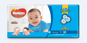 Produto Fralda descartavel infantil turma da monica tripla protecao jumbo m com 32 unidades foto 1
