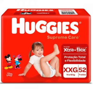 Produto Fralda descartável infantil huggies maxima protecao hiper xxg 54 unidades foto 1