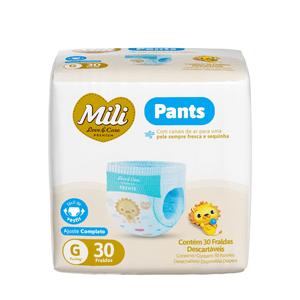 Produto Fralda infantil love care pants jumbo g 30 unidades mili foto 1