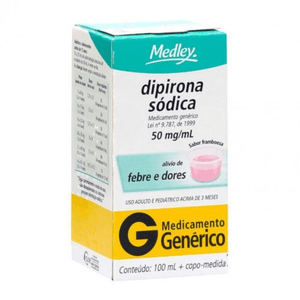 Produto Dipirona sodica solucao frasco com 100ml generico medley foto 1