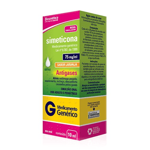 Produto Simeticona 75mg em gotas 10ml biosintética genérico foto 1