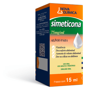 Produto Simeticona 75mg 15ml gotas nova quimica generico foto 1