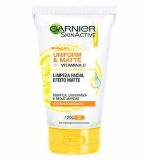 Produto Limpeza facial garnier skinactive uniform&matte 120g foto 1