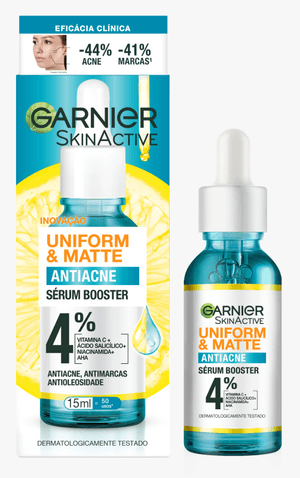 Produto Sérum uniform & matte booster antiacne 15ml garnier skinactive foto 1