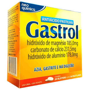 Produto Gastrol envelope com 10 pastilhas foto 1