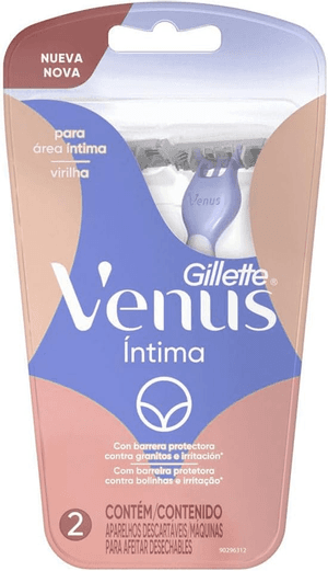 Produto Aparelho de depilar descartável venus íntima 2 unidades gillete foto 1
