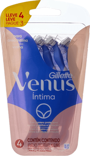 Produto Aparelho de depilar venus íntima 4 unidades gillette foto 1