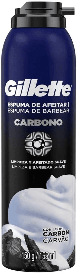Produto Espuma de barbear carbono 150g gillette foto 1
