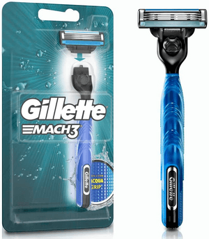 Produto Aparelho de barbear mach 3 acqua grip recarregável gillette foto 1