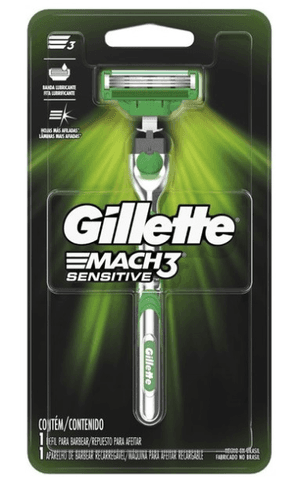 Produto Aparelho de barbear gillette mach 3 sensitive foto 1