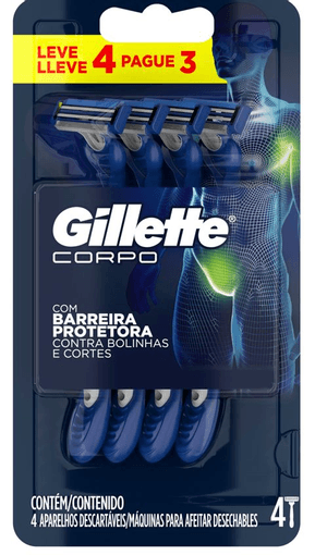 Produto Prestobarba  apar corpo l4p3 gillette foto 1