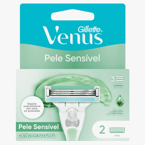 Produto Carga para aparelho de depilar venus pele sensível 2 unidades gillette foto 1