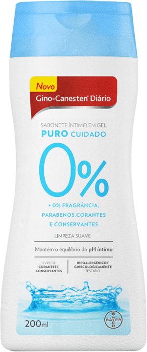 Produto Sabonete íntimo puro cuidado 100ml gino-canesten foto 1