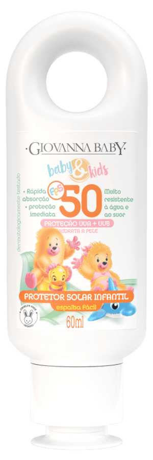 Produto Protetor solar corporal loção fps50 baby e kids 60ml giovanna baby foto 1