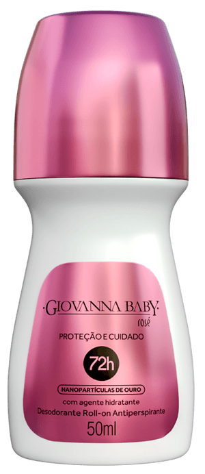 Produto Desodorante roll-on feminino rose gold 50ml giovanna baby foto 1