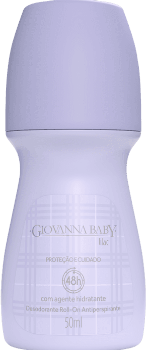 Produto Desodorante antiperspirante roll-on lilac feminino 48h 50ml giovanna baby foto 1