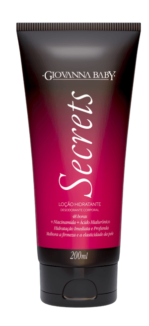 Produto Loção hidratante corporal secrets 200ml feminino giovanna baby foto 1