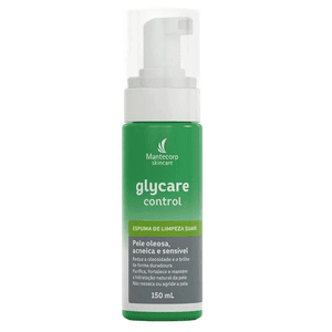 Produto Espuma de limpeza facial suave glycare control 150ml mantecorp foto 1