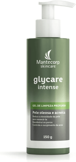 Produto Gel de limpeza facial profunda glycare intense 150g mantecorp foto 1