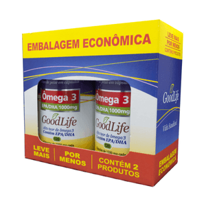Produto Goodlife ômega 3 1000mg 240 cápsulas kit econômico

 foto 1