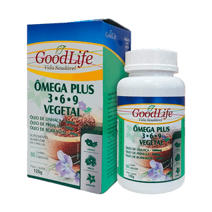 Produto Goodlife omega plus vegetal 3-6-9 90 capsulas foto 1