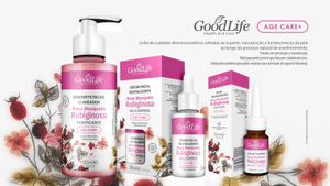 Produto Sabonete líquido facial rosa mosqueta 150ml goodlife com acido hialuronico e niaciamida foto 1