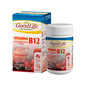 Produto Goodlife vitamina b12 frutas vermelhas 60cps mastigavel foto 1