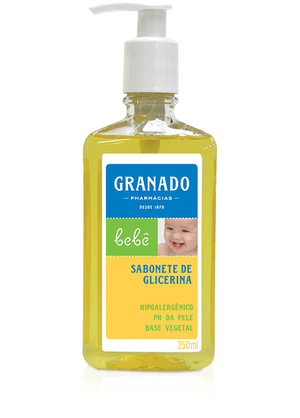 Produto Sabonete liquido granado bebe glicerina neutro 250 ml foto 1