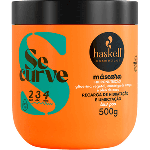 Produto Máscara se curve hidronutrição 500g haskell foto 1