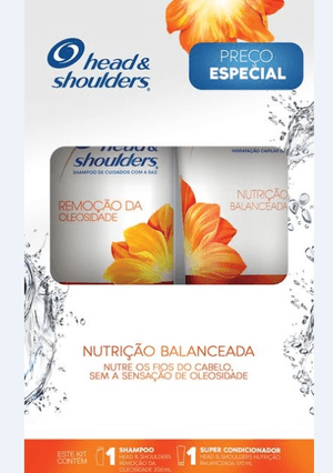 Produto Kit head & shoulders remoçao da oleosidade shampoo 200ml + condicionador 170ml foto 1