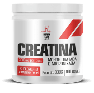 Produto Creatina monohidratada 300g health labs foto 1