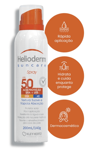 Produto Helioderm suncare fps50 200ml spray foto 1