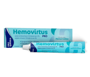 Produto Hemovirtus pro 30g pomada 10 aplicadores neo química foto 1