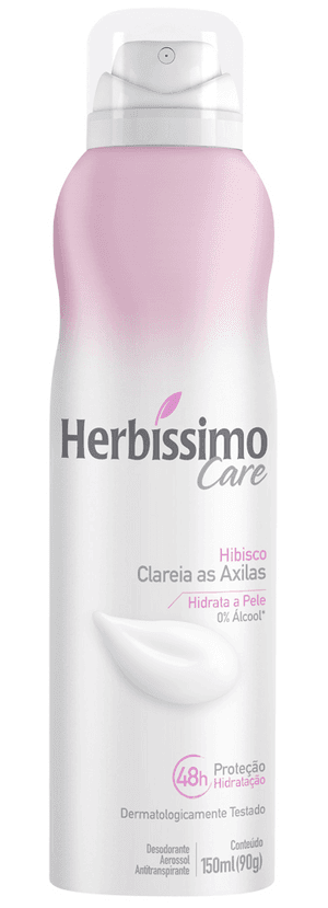 Produto Desodorante aerosol antitranspirante care hibisco 150ml herbíssimo foto 1
