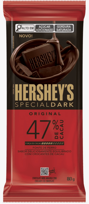Produto Barra de chocolate special dark 47% original 80g hersheys foto 1