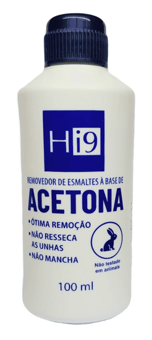 Produto Removedor de esmaltes à base de acetona 100ml hi9 foto 1