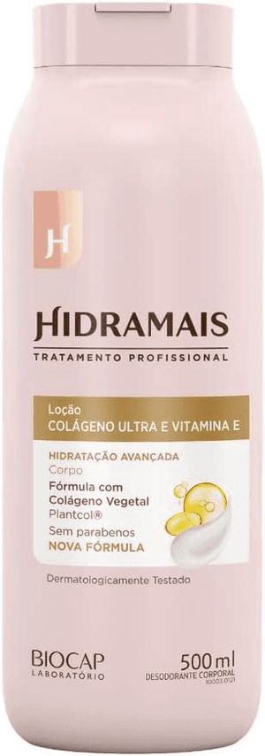 Produto Loção hidratante colágeno e vitamina e 500ml hidramais foto 1