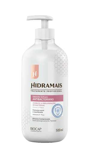 Produto Hidramais sabonete liquido antibacteriano softcare 500ml foto 1
