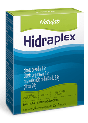 Produto Hidraplex natural 4 envelops de 27,9g natulab foto 1