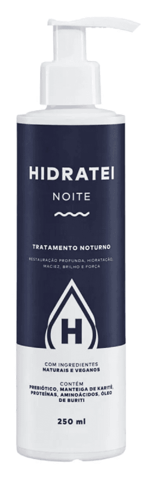 Produto Creme capilar tratamento noturno 250ml hidratei foto 1