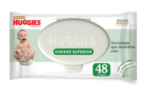 Produto Toalhas umedecidas huggies higiene superior com 48 unidades foto 1