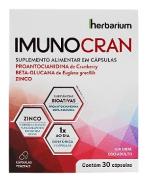 Produto Imunocran 30 capsulas herbarium foto 1