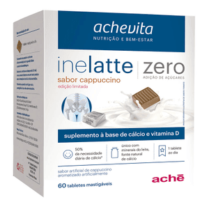Produto Inelatte zero acucar 60 tablete mastigavel sabor cappucino foto 1