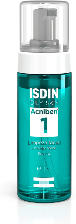 Produto Espuma de limpeza facial acniben 150ml isdin foto 1