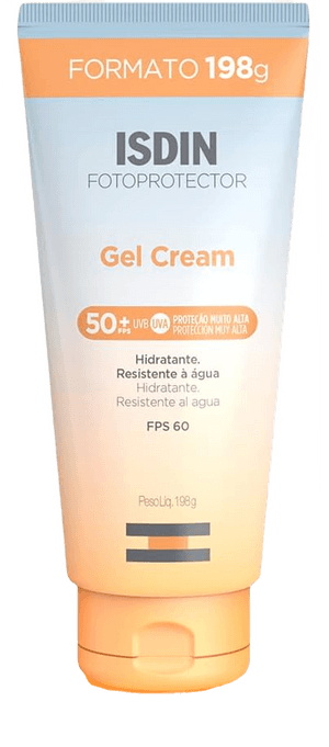 Produto Protetor solar corporal gel cream fotoprotector fps50 198g isdin foto 1