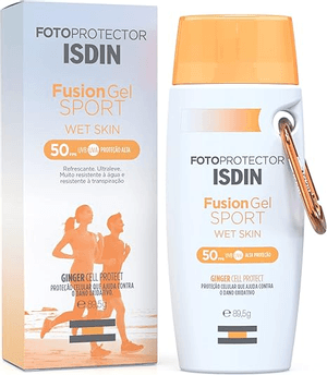 Produto Protetor solar fusion gel sport wet skin fps50 89,5g isdin foto 1