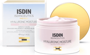 Produto Creme facial anti-idade isdinceutics hyaluronic moisture sensitive 50g - rosa isdin foto 1