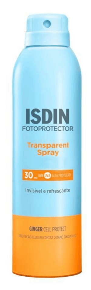 Produto Protetor solar corporal transparent spray fps30 250ml isdin foto 1