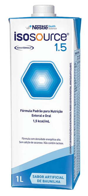 Produto Isosource 1.5 sabor baunilha 1l nestlé foto 1