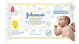 Produto Lenco umedecido johnsons baby recem nascido 48 unidades foto 1